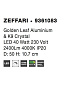 9361083 ZEFFARI Novaluce светильник LED 40Вт 230В 2400Lm 4000K IP20