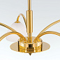 LU 1599/5 gold-matt/438 opal Opaldesign Orion подвесная люстра — фото 4