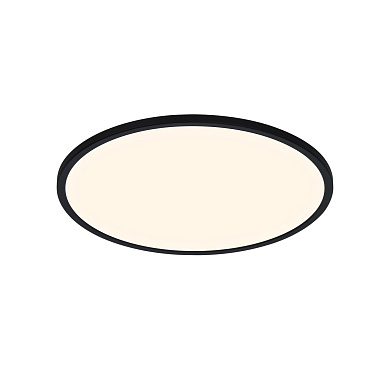 потолочный светильник с чёрной рамкой