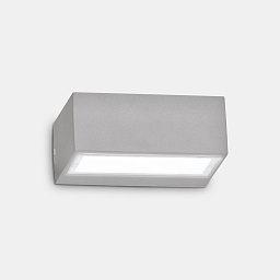326979 Ideal lux Twin уличный настенный светильник серого цвета с прямоугольным корпусом