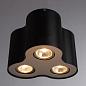 Точечный накладной светильник Arte Lamp FALCON A5633PL-3BK — фото 1