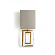 Salpertini Bathroom Wall Light White Gold Porta Romana