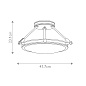 Потолочный светильник Collier Hinkely HK-COLLIER-SF-S-BX черный оксид — фото 4
