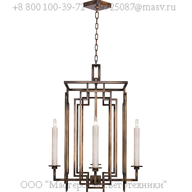 889040-1 Cienfuegos 22" Square Chandelier люстра, Fine Art Lamps