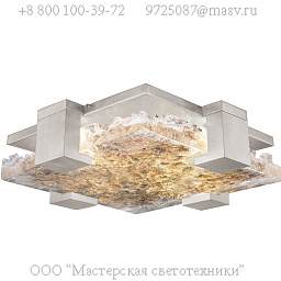 895440-22 Terra 16.75" Square Flush Mount встраиваемый светильник, Fine Art Lamps