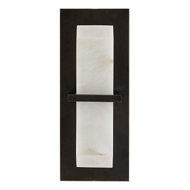 Бра Arteriors Redmond, белый алебастр и английская бронза