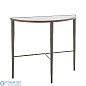 Hammered Console-Bronze w/White Marble Global Views консольный стол