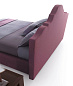 FLORES Мягкая двуспальная кровать со съемным чехлом Casamania & Horm