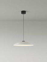 HEADHAT PLATE CIRCULAR METAL CANOPY BLACK SURFACE DIMMABLE 1