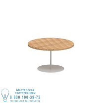 СТОЛ BUTLER Ø60CM H35CM WEISS С СТОЛЕШНИЦОЙ ИЗ ТИКА Royal Botania