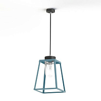 Lampiok 2 N° 2; Clear glass E27 52W; Blue