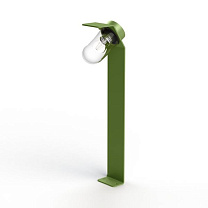 Sherlock N° 2; Clear glass E27 42W; Fern green