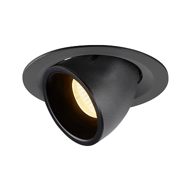 1005939 SLV NUMINOS® GIMBLE M DL светильник встраиваемый 500мА 17.5Вт с LED 3000K, 1500лм, 20°, черный