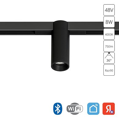 Магнитный трековый светильник Arte Lamp OPTIMA SMART A7369PL-1BK