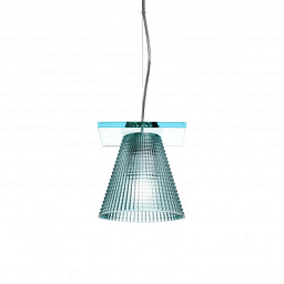 09130AZ Kartell Light Air подвесная люстра с голубым стеклянным плафоном