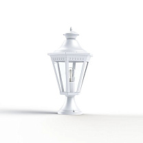Victoria N° 7; Clear polycarbonate E27 105W; White