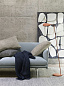 18501 Muuto Ply Шерстяной ковер 200x300 см, черно-белый — фото 3