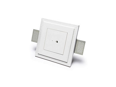 встраиваемый потолочный светильник с квадратной рамкой под покраску