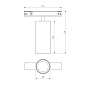 Трековый светильник Line Magnetic Elektrostandard a069633 — фото 9
