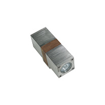 Q-Bic wall lamp 2 lamps stainless steel electropolished QUBIC НАСТЕННАЯ 2 ЛАМПЫ 220В ЭЛ. ПОЛ. Royal Botania