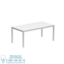 СТОЛ TABOELA 180X90CM EP + КЕРАМИЧЕСКАЯ СТОЛЕШНЯ БЕЛЫЙ Royal Botania
