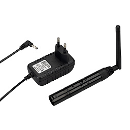 028416 Arlight Усилитель SMART-DMX-Transmitter Black (5V, XLR3 Female, 2.4G)