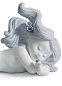 1018112 Lladro Re-Deco фарфоровая статуэтка русалки с дельфином — фото 1