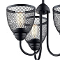 Voclain 12.5" 3 Light Convertible Chandelier/Semi Flush Black люстра 52268BK Kichler — фото 3