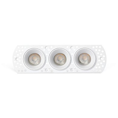 Встраиваемый поворотный светильник Faro Barcelona Flic 3L без рамки, 3×GU10 MR11