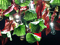 FLOWER POWER ANTHURIUM SQUARE Светодиодный потолочный светильник из муранского стекла VGnewtrend — фото 1