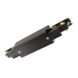 710521 Deko light Line прямой соединитель черного цвета для трехфазного шинопровода