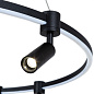 A2186SP-1BK Arte Lamp Ring подвесная люстра LED 1х75W 6000Lm 3000-6000K — фото 3