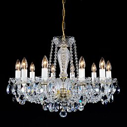 PP-280 Patinas lighting Temse 10-рожковая хрустальная люстра со свечами