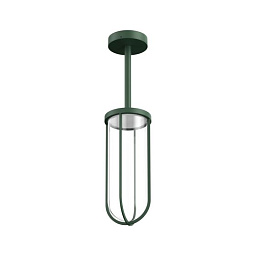 Flos In Vitro потолочный светильник цилиндрической формы зелёного цвета