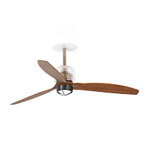 DECO FAN M RECESSED Old gold/walnut fan 3000K 0-10V