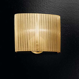 9027/1AP Gold ambra IDL Fashion настенный светильник с золотистой отделкой и плафоном из стекла