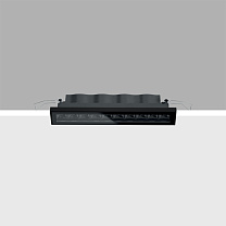 Laser Blade InOut Recessed rectangular ceiling-mounted IP65 luminaire, compact body, Warm White LEDs, DALI Wide Flood optic. 23.7W 1309lm - 2700K - DALI-2