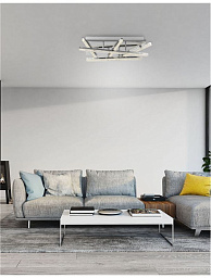 81006002 Nova Luce Seville потолочный светильник квадратной формы с диодной подсветкой