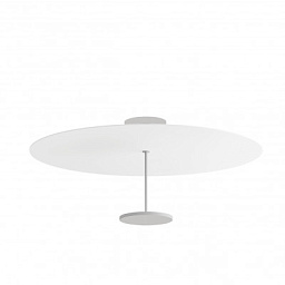 CA085DWHWDI Linea Light Group Stilo потолочный светильник белого цвета с гладким дисковым корпусом