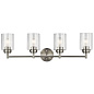 Winslow 4 Light Vanity Light Brushed Nickel настенный светильник 45887NI Kichler