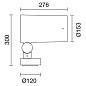 ES82 Palco InOut iGuzzini Spotlight with base - Warm White Led - integrated electronic control gear - H.O. - Ta 40