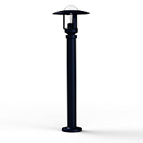Newpark N° 5; Clear glass E27 105W; Steel blue