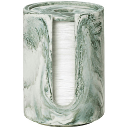 1104271155 Ferm Living Mist настольный держатель для ватных дисков цилиндрической формы из камня