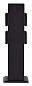 SL9012.415.00 ST LUCE SOCKET уличная розетка на столбике, 4 поста, IP54, чёрная — фото 2