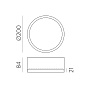 P3987200B ACB Tech 20 PL LED крупный светодиодный потолочный светильник White / Prismatic — фото 2