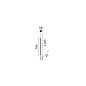 300825 Ideal Lux FILO SP1 LONG WIRE OTTONE 3000K подвесной светильник латунь — фото 1