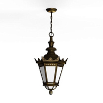 Citadelle N° 1; Opal PMMA E27 with crown - 105W; Gold patina