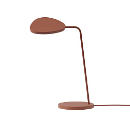 LEATBL03 Muuto Leaf настольная лампа с изогнутой стойкой медно красная
