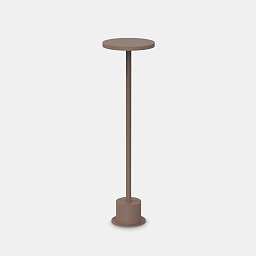 347844 Ideal lux Toffee парковый столб кофейно-коричневого оттенка цилиндрической формы