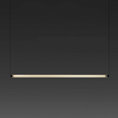 Faro Barcelona NESO SLIM LUMINA 1200 1L горизонтальный подвесной светильник чёрный 64682141D